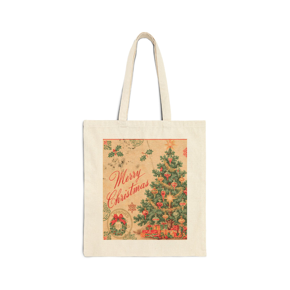 Vintage Noel | Cotton Canvas Tote Bag