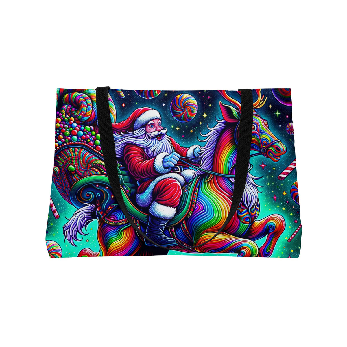 Psychedelic Santa | Weekender Tote Bag