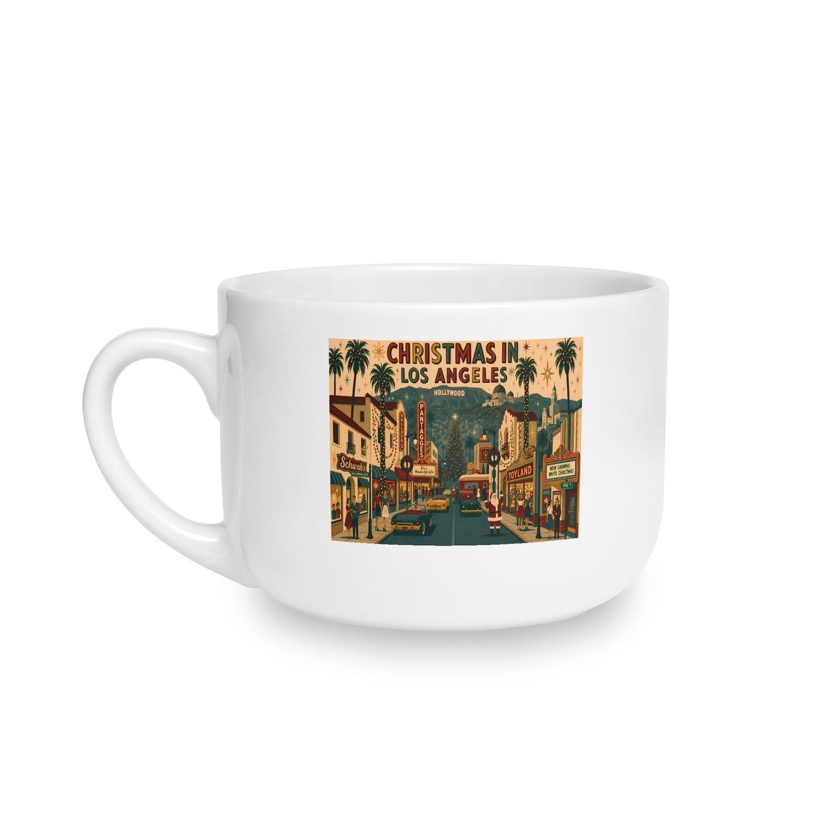 Christmas in Los Angeles | 25oz Christmas Latte Mug