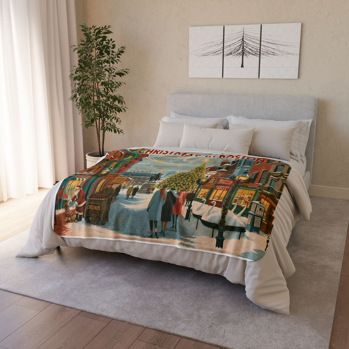 Christmas Blankets and Pillows