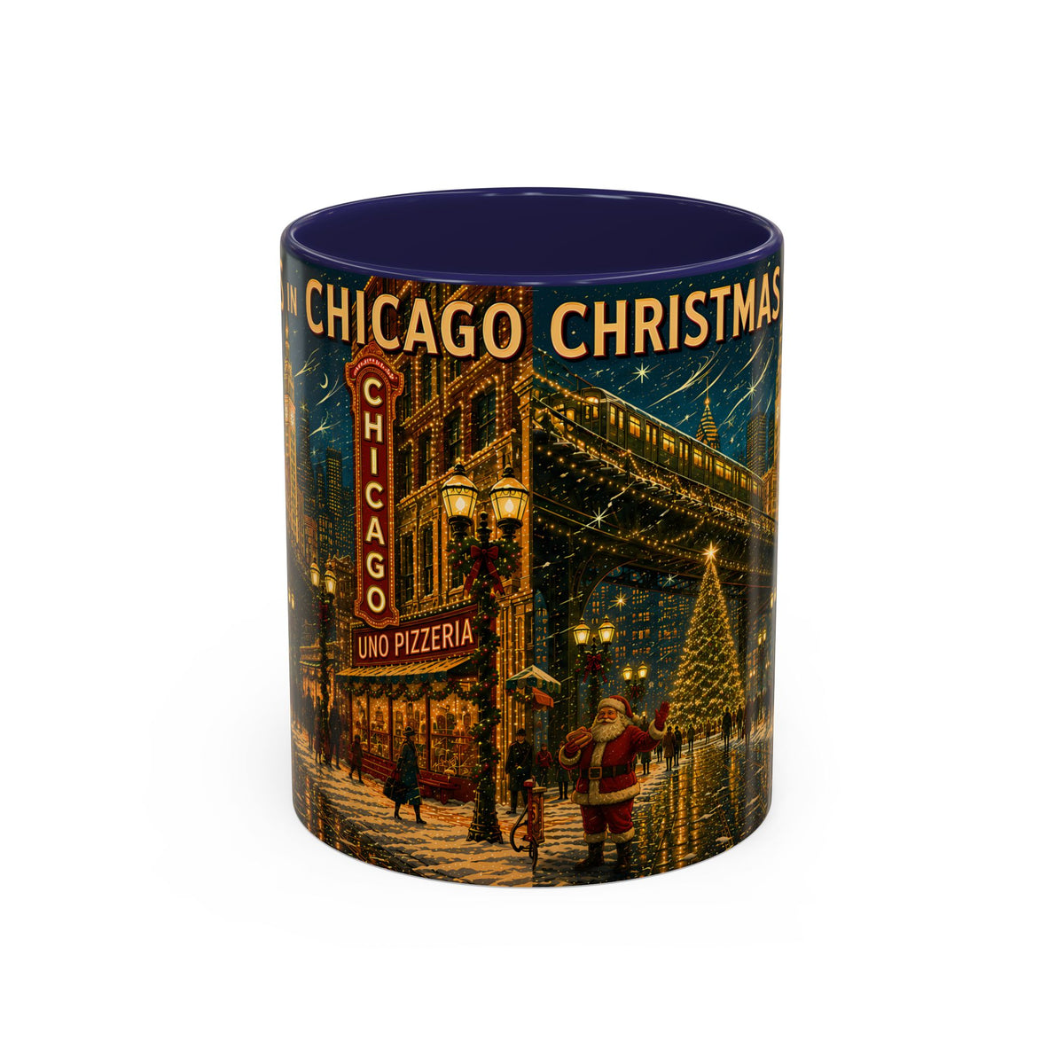 Christmas in Chicago Coffee Mug (11oz)