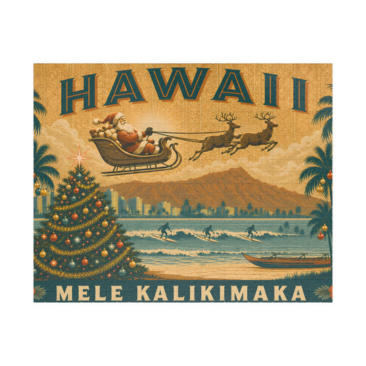 Christmas in Hawaii | Mele Kalikimaka 520-Piece Christmas Puzzle