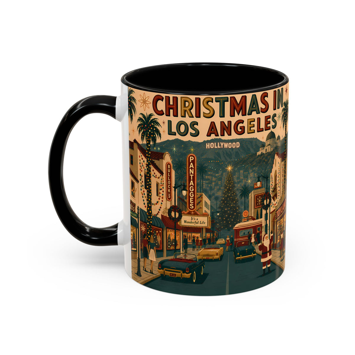 Christmas in Los Angeles Coffee Mug (11oz)