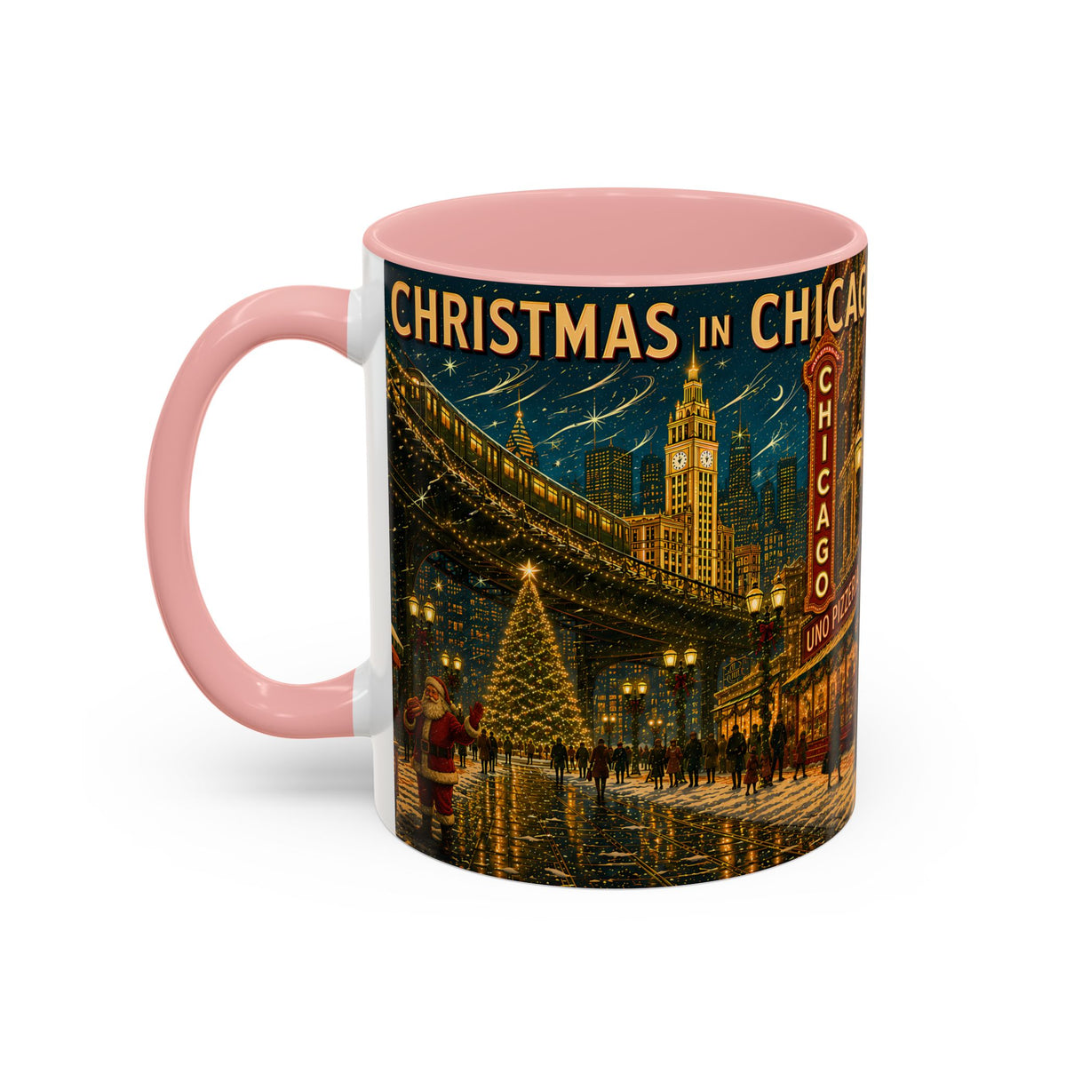 Christmas in Chicago Coffee Mug (11oz)