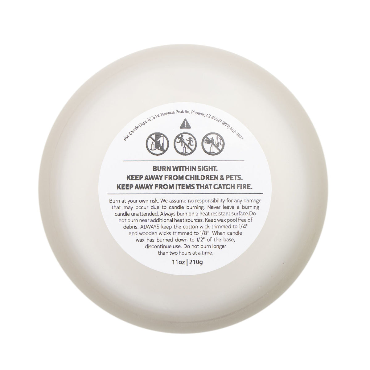 Christmas in Boston 11oz Frosted Glass Candle