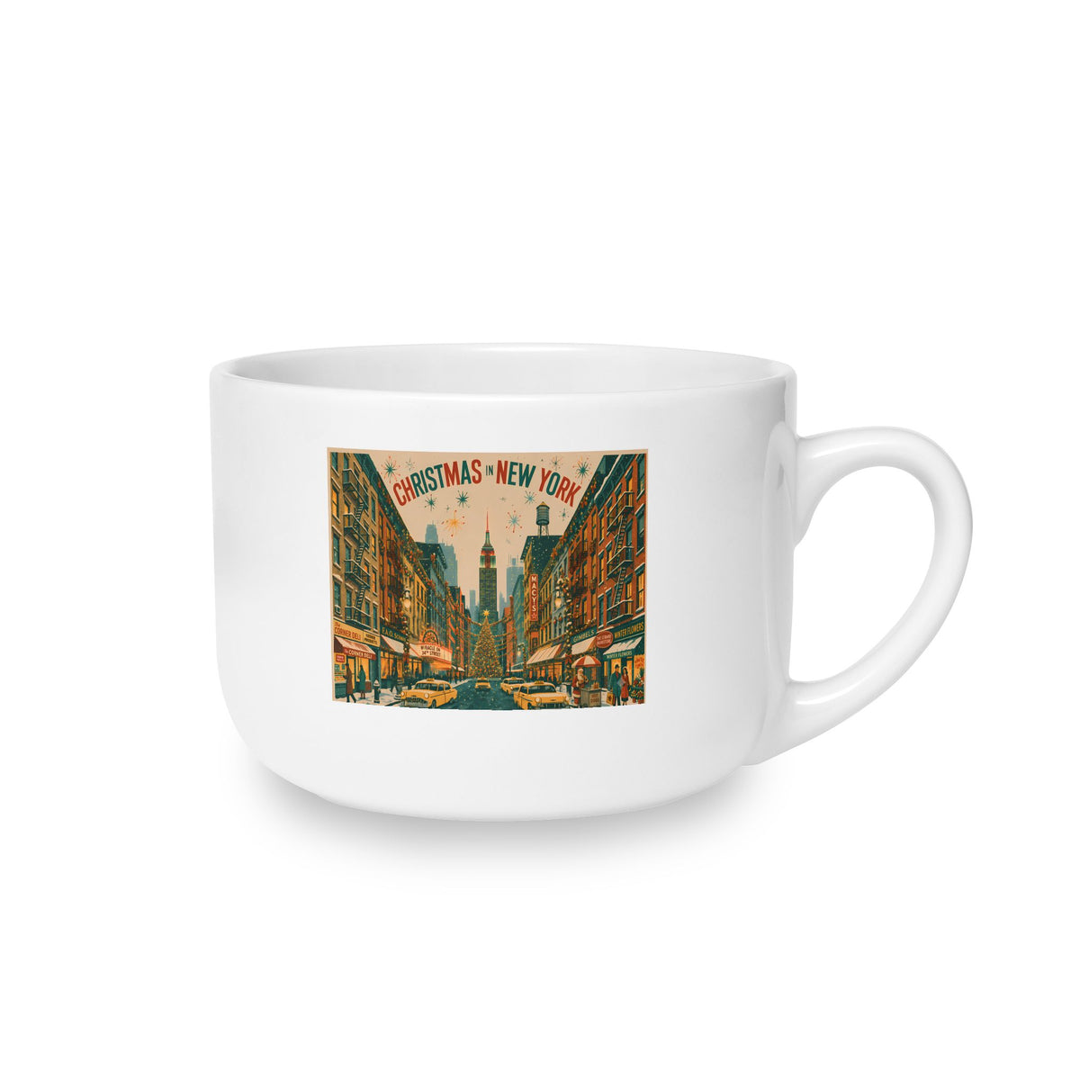 Christmas in New York | 25oz Christmas Latte Mug