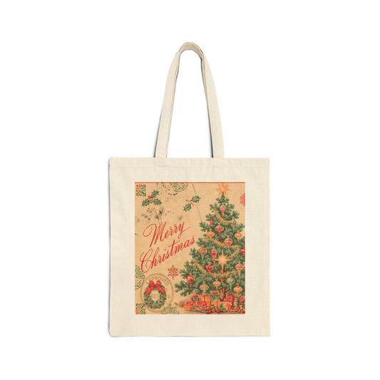 Vintage Noel | Cotton Canvas Tote Bag