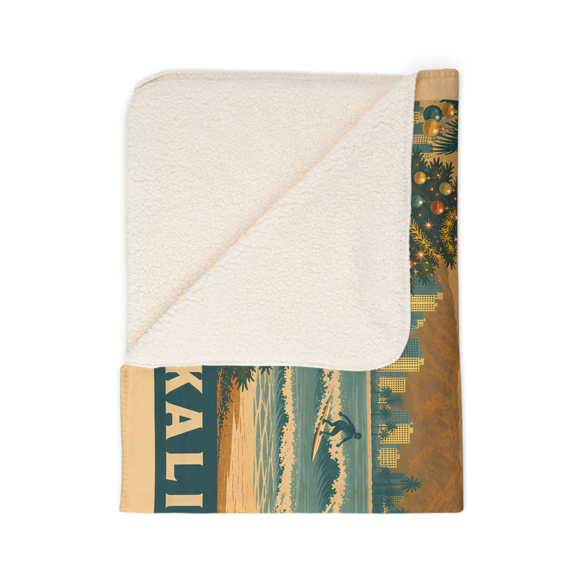 Christmas in Hawaii | Sherpa Fleece Christmas Blanket