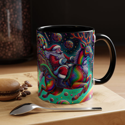 Psychedelic Santa Coffee Mug (11oz)