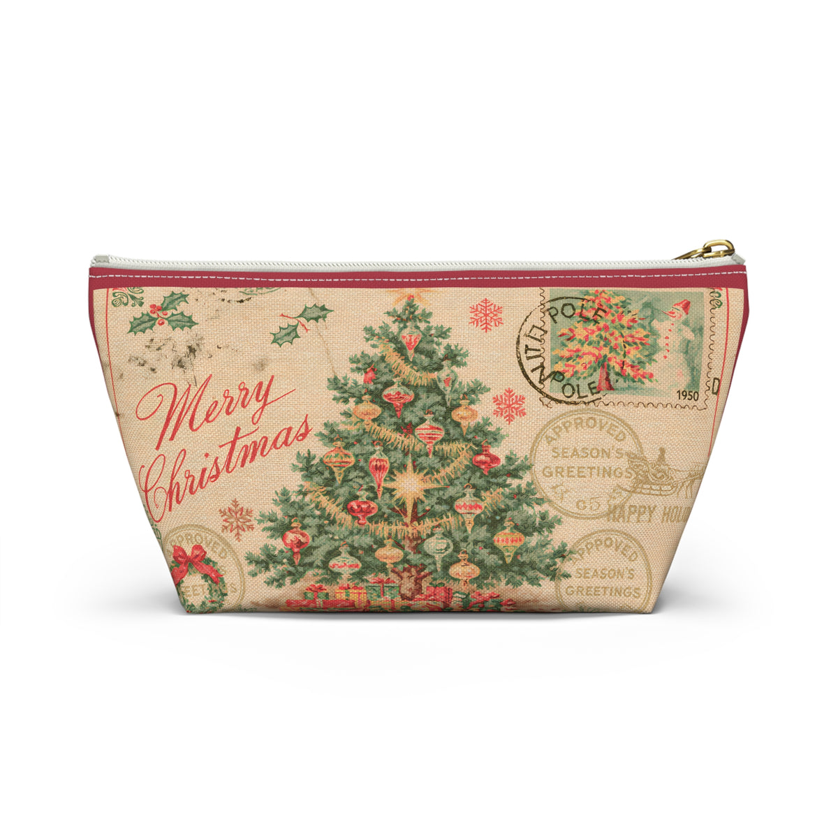 Vintage Noel Accessory Pouch