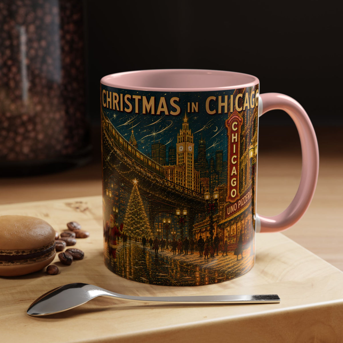Christmas in Chicago Coffee Mug (11oz)