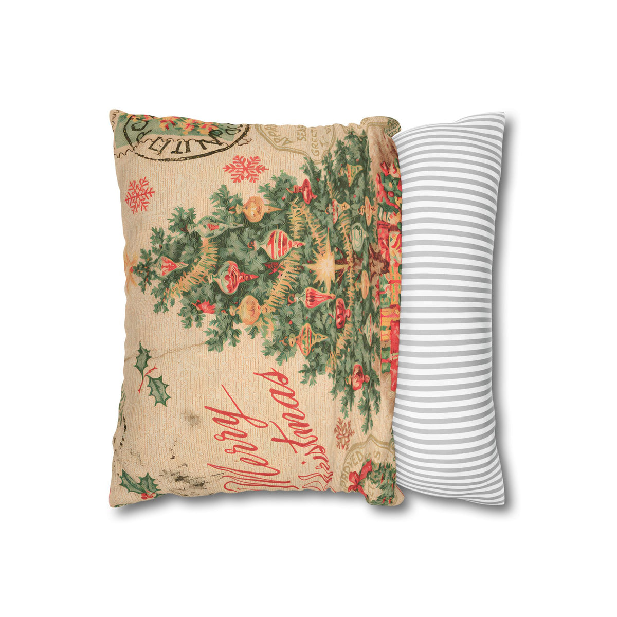 Vintage Noel | Christmas Throw Pillow Cover