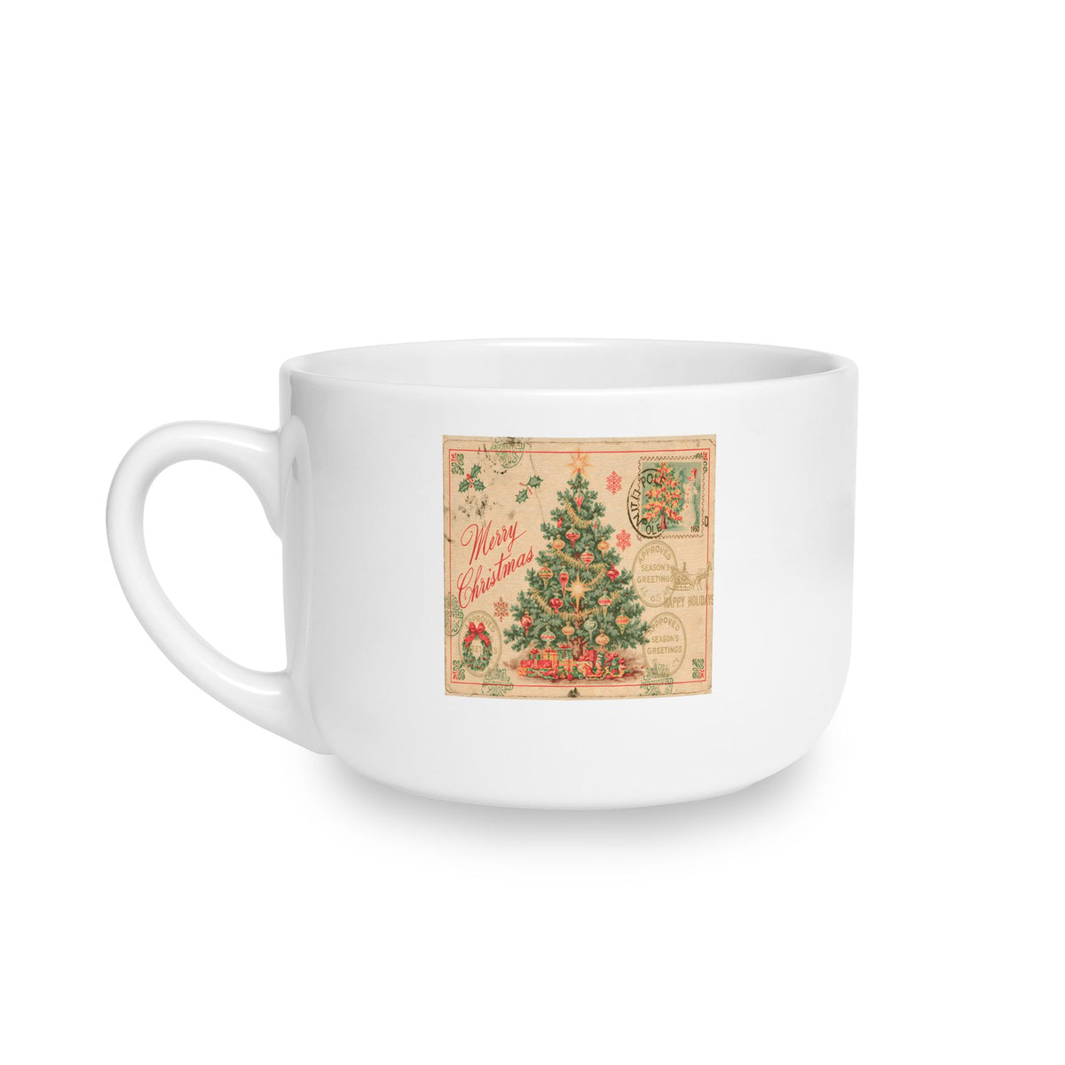 Christmas Tree Postcard | 25oz Christmas Latte Mug