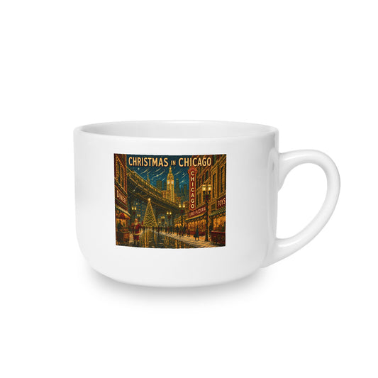 Christmas in Chicago | 25oz Christmas Latte Mug