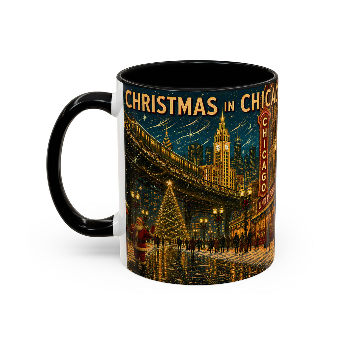 Christmas in Chicago Coffee Mug (11oz)