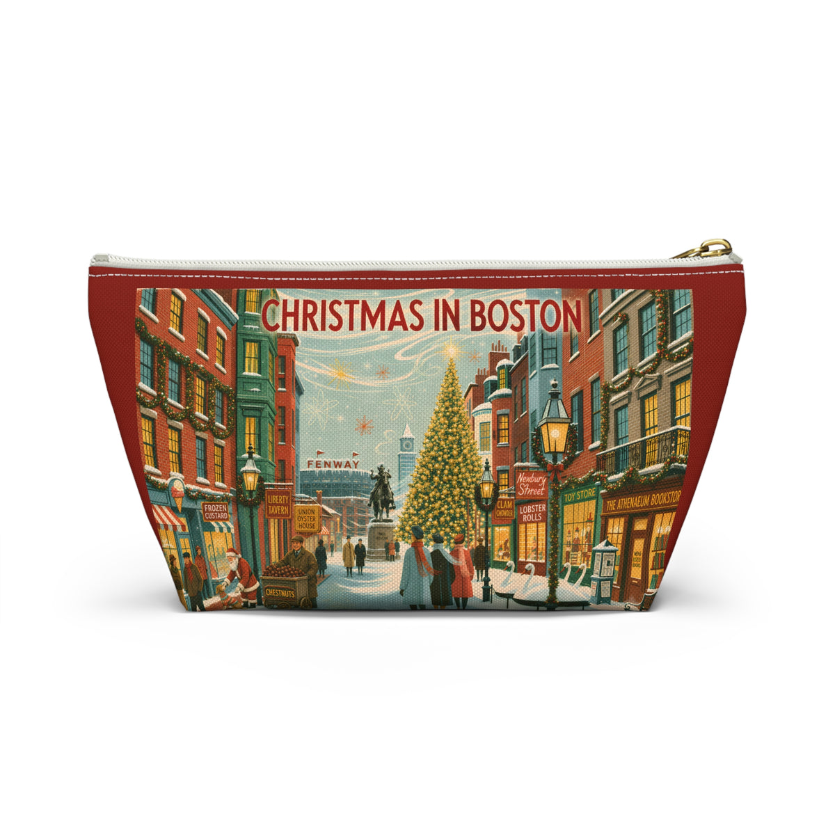 Christmas in Boston Accessory Pouch