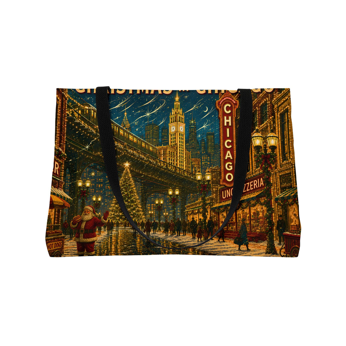 Christmas in Chicago | Weekender Tote Bag