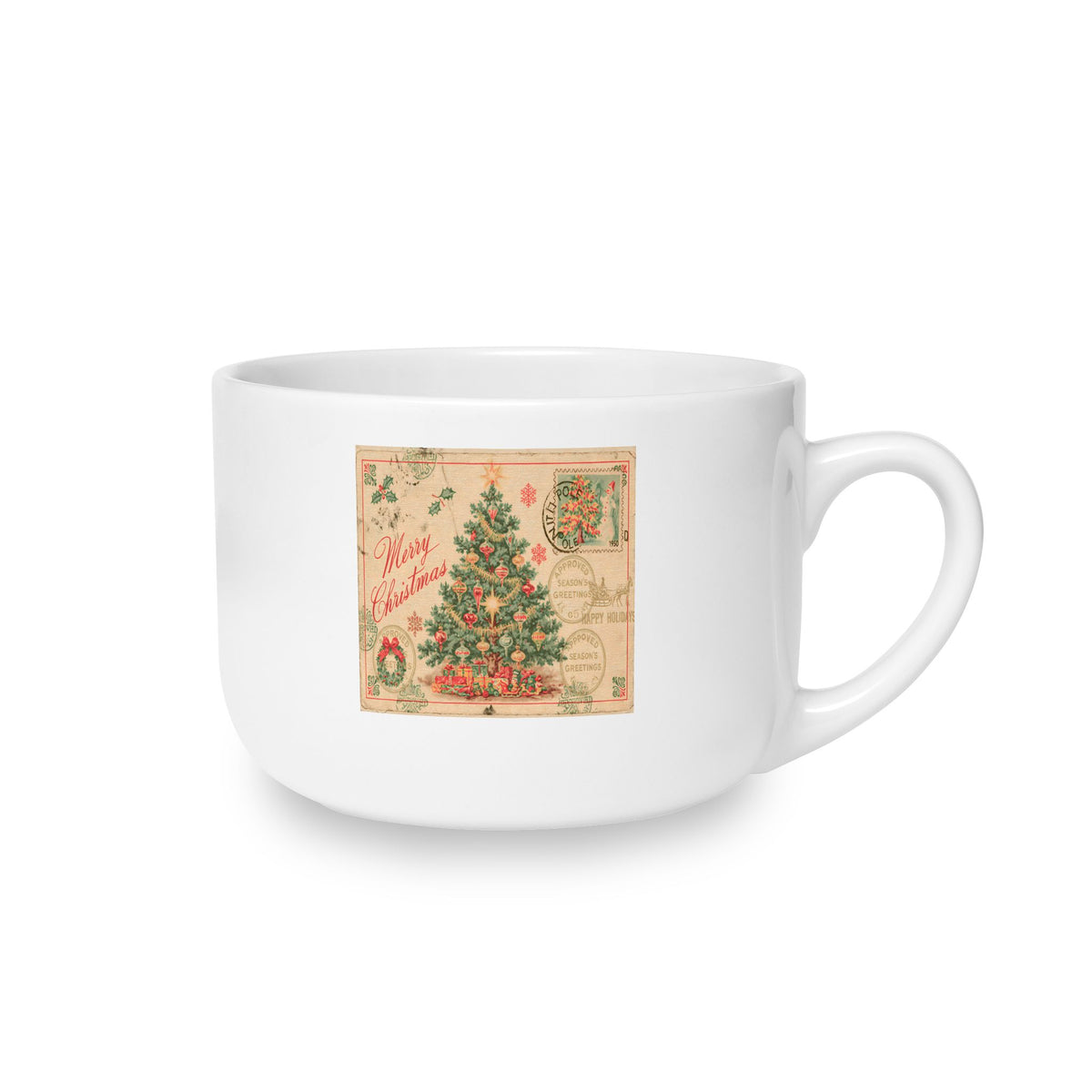 Christmas Tree Postcard | 25oz Christmas Latte Mug