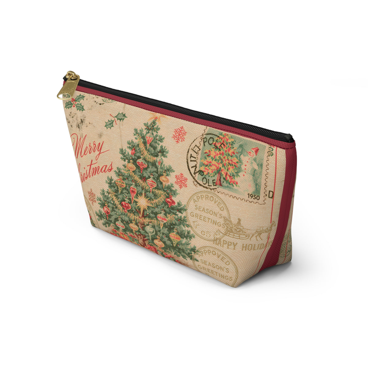 Vintage Noel Accessory Pouch