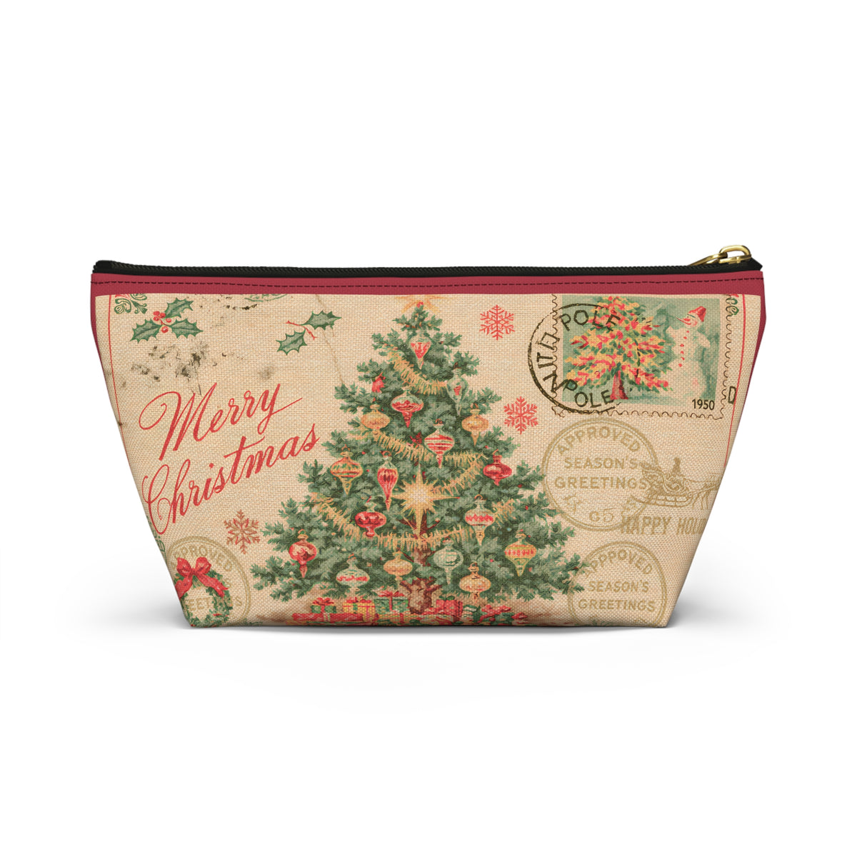 Vintage Noel Accessory Pouch