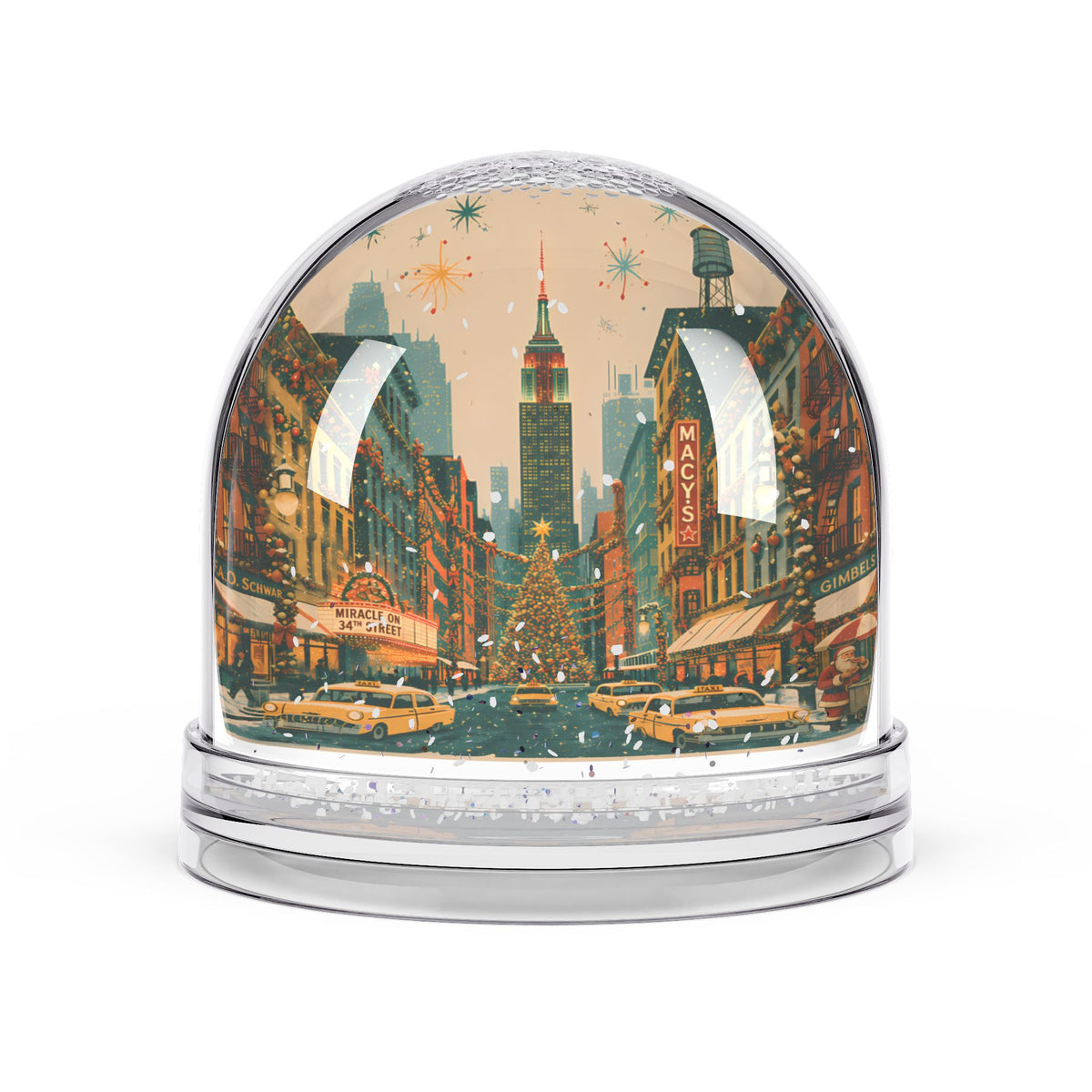 Christmas in NYC Snow Globe