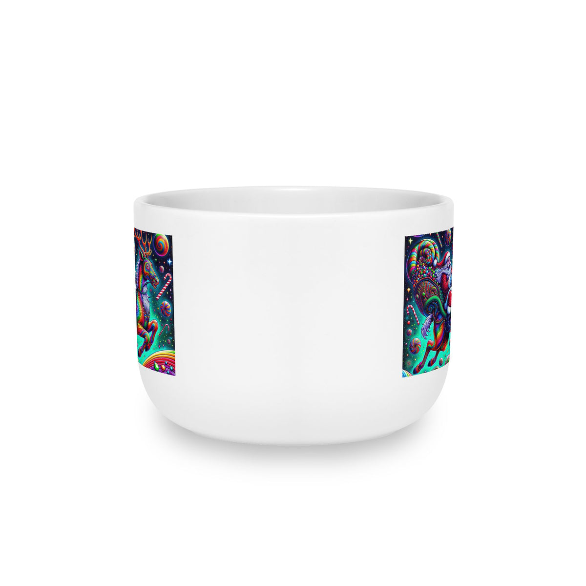Psychedelic Santa | 25oz Christmas Latte Mug