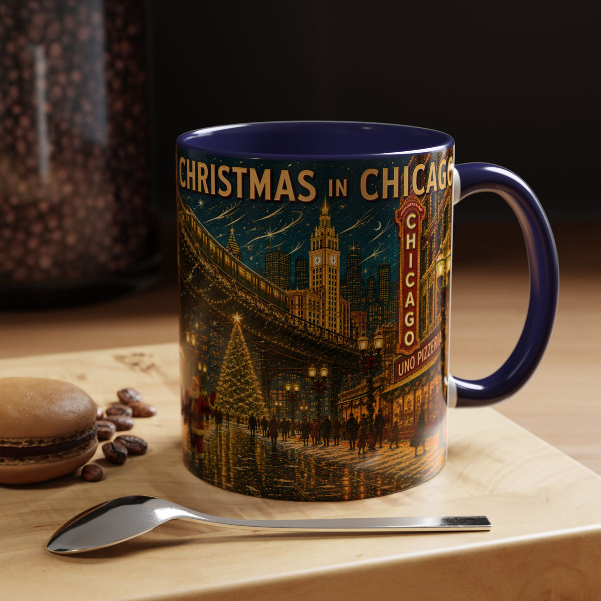Christmas in Chicago Coffee Mug (11oz)