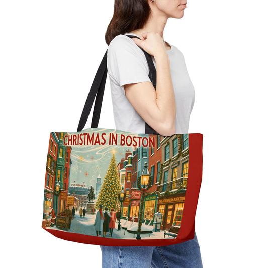 Christmas in Boston | Weekender Tote Bag