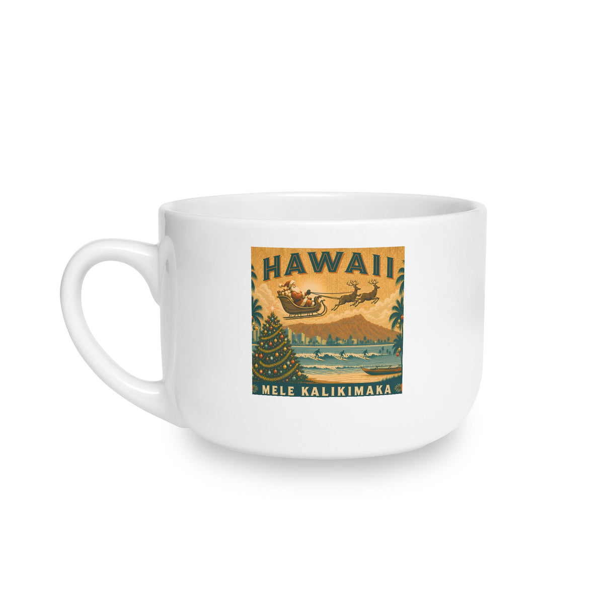 Christmas in Hawaii | 25oz Christmas Latte Mug