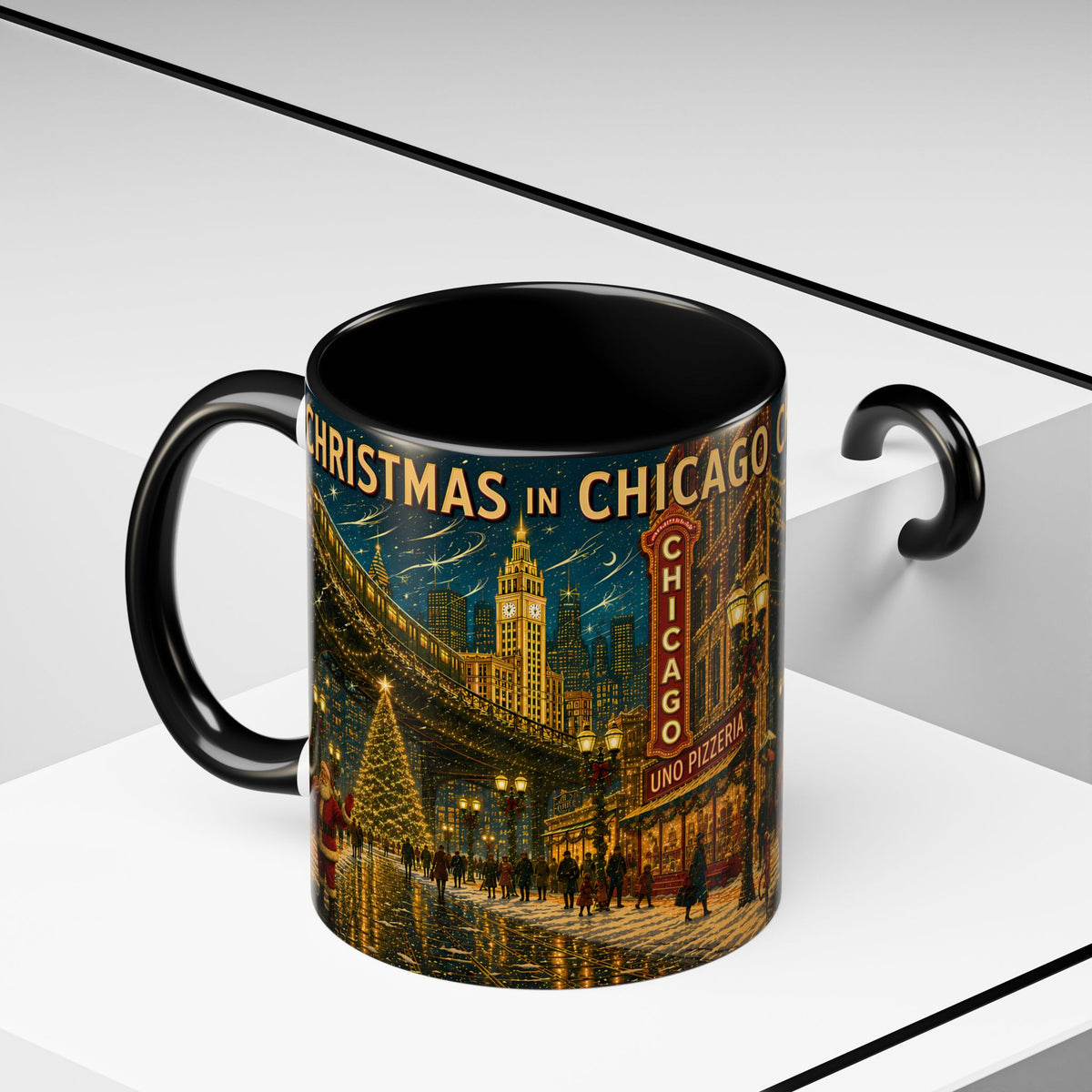 Christmas in Chicago Coffee Mug (11oz)