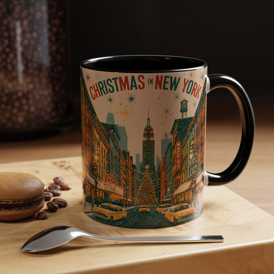 Christmas in New York City Coffee Mug (11oz)