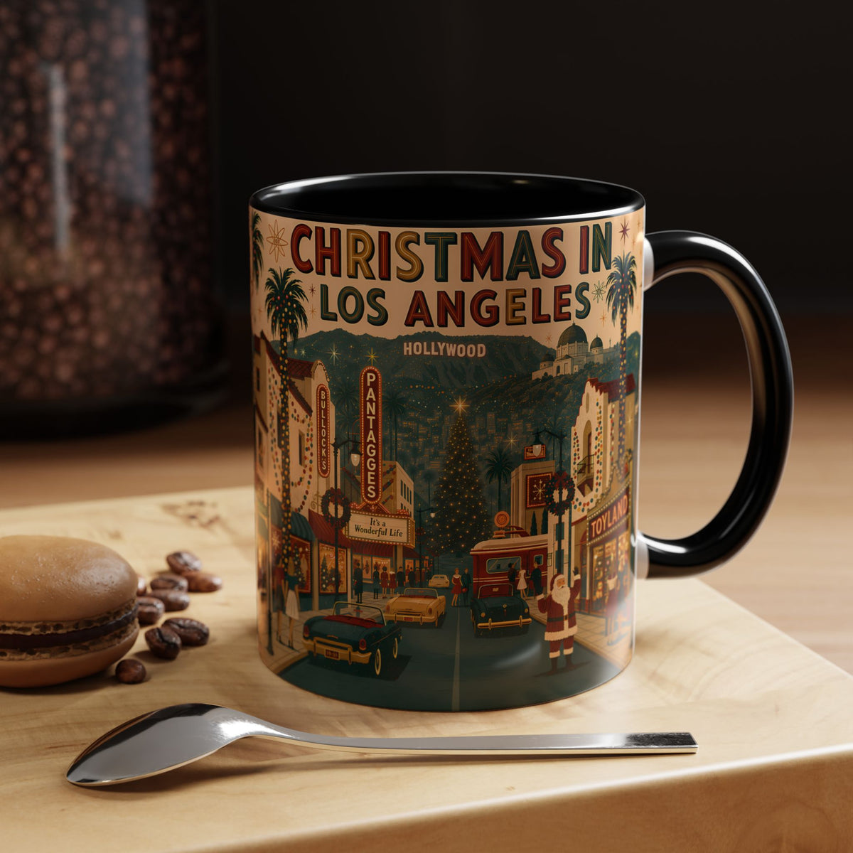 Christmas in Los Angeles Coffee Mug (11oz)
