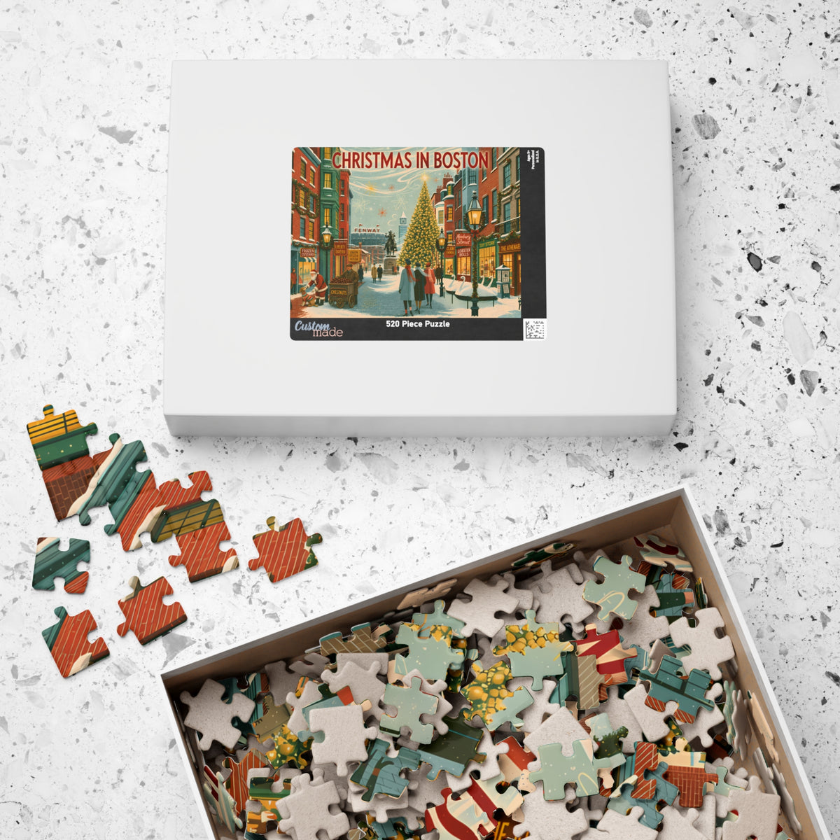 Christmas in Boston | 520-Piece Christmas Puzzle