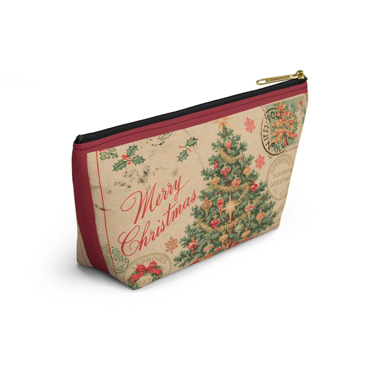 Vintage Noel Accessory Pouch