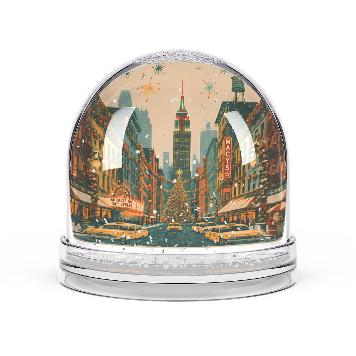 Christmas in NYC Snow Globe