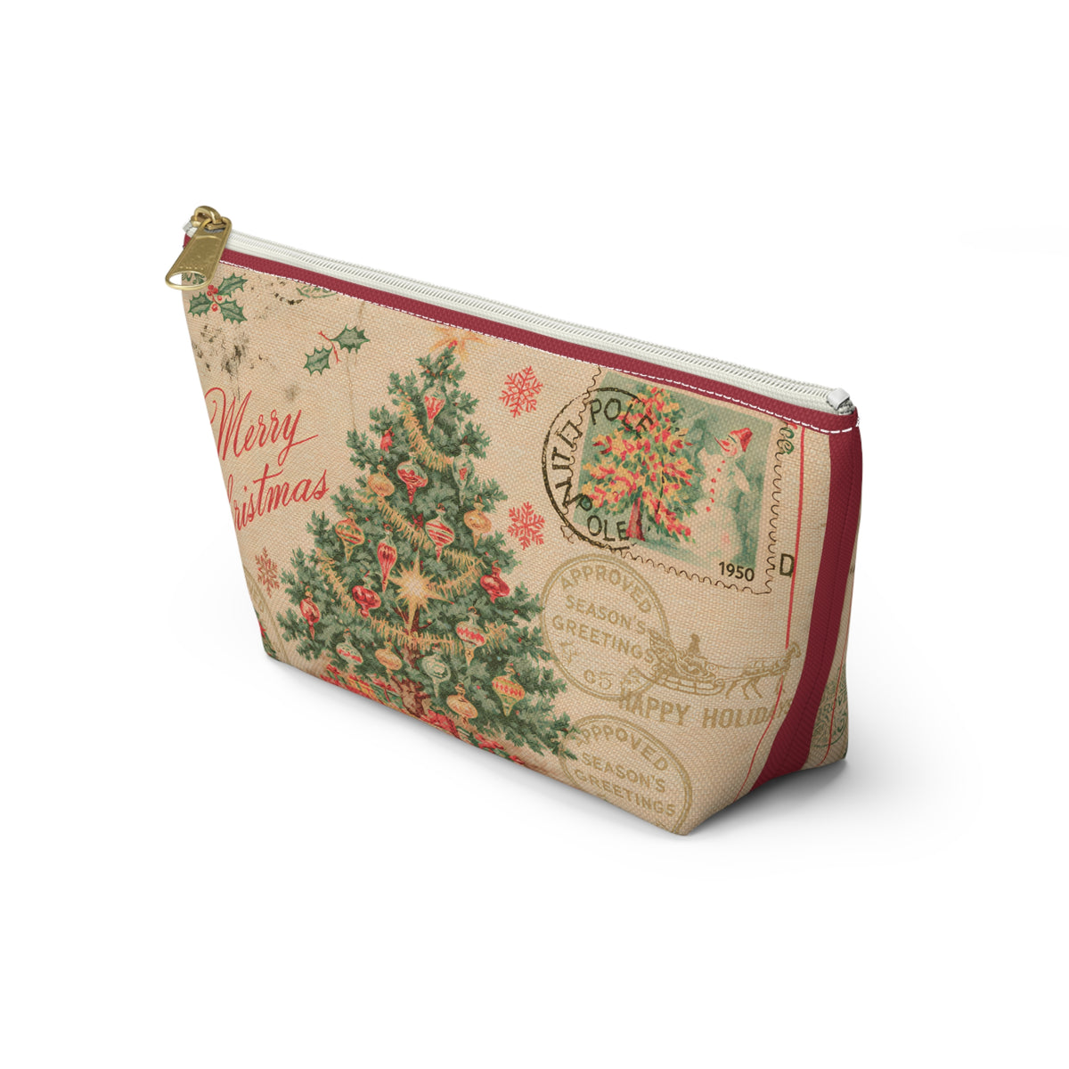 Vintage Noel Accessory Pouch