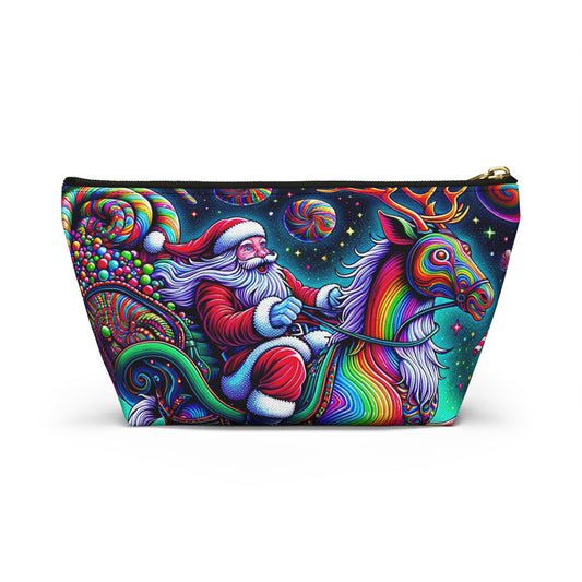Psychedelic Santa Accessory Pouch