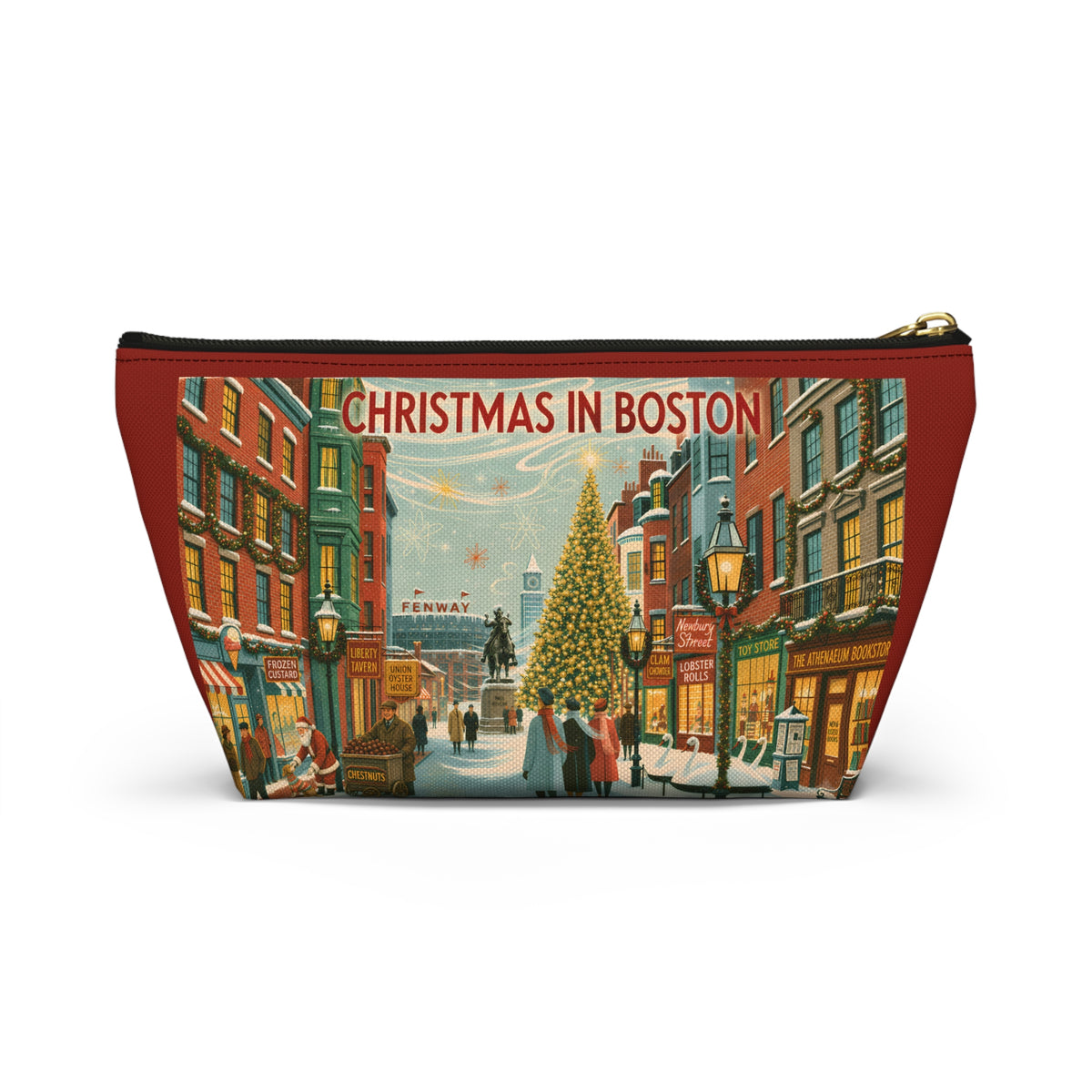 Christmas in Boston Accessory Pouch