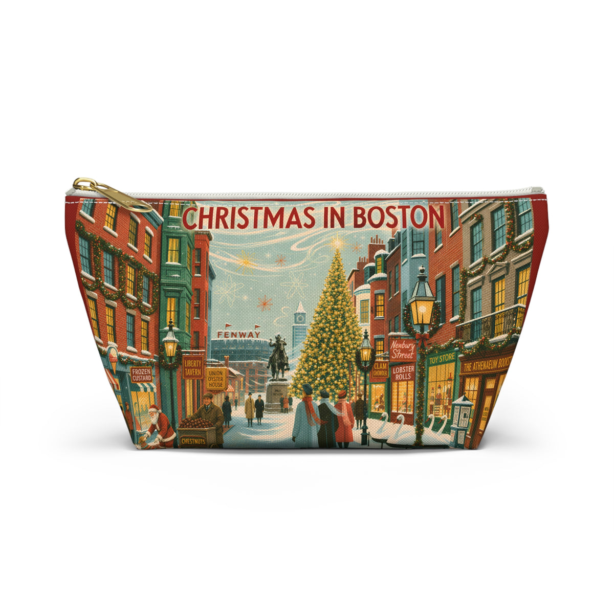 Christmas in Boston Accessory Pouch