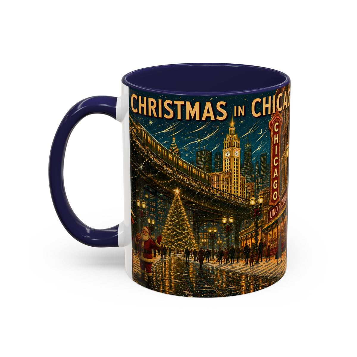 Christmas in Chicago Coffee Mug (11oz)
