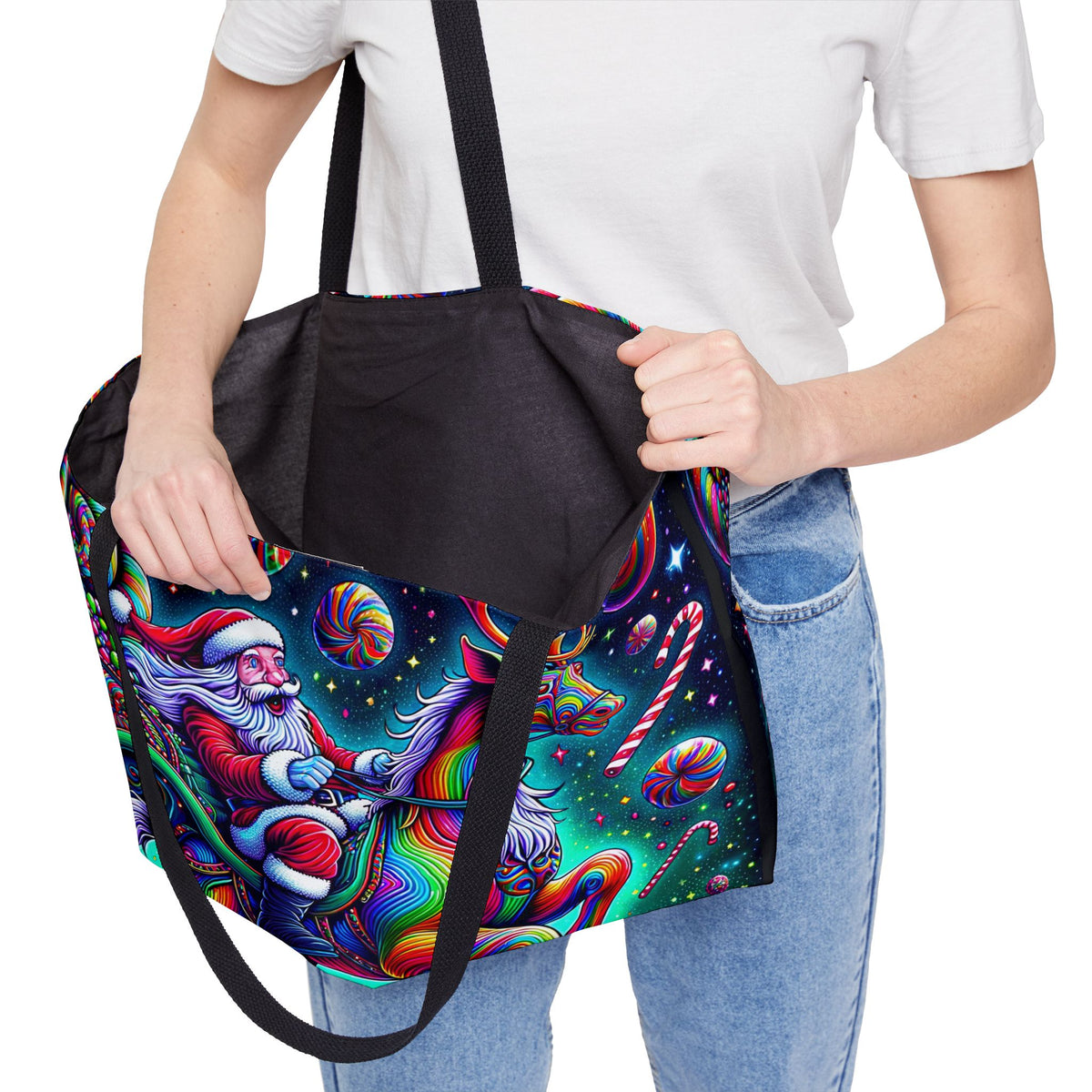 Psychedelic Santa | Weekender Tote Bag