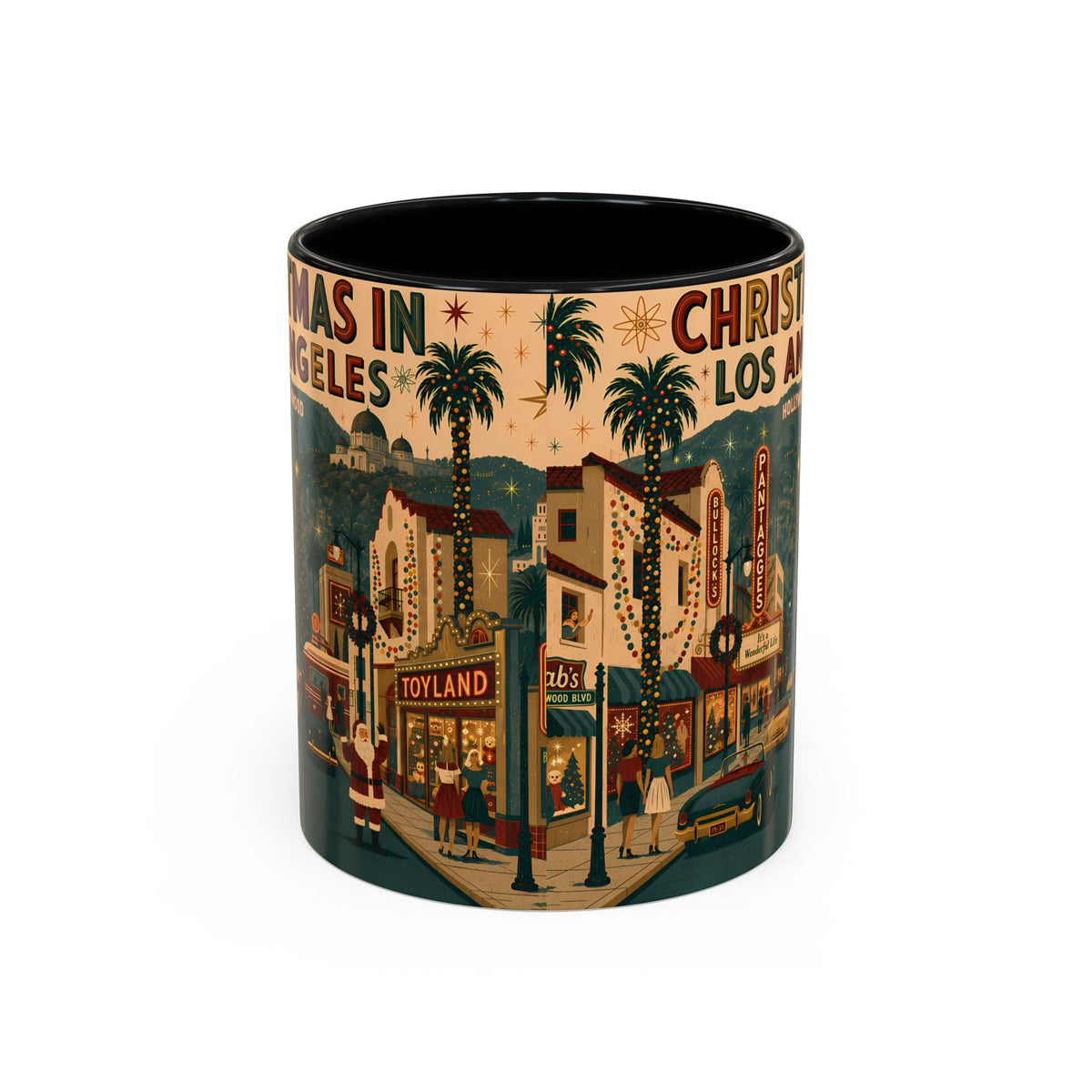 Christmas in Los Angeles Coffee Mug (11oz)