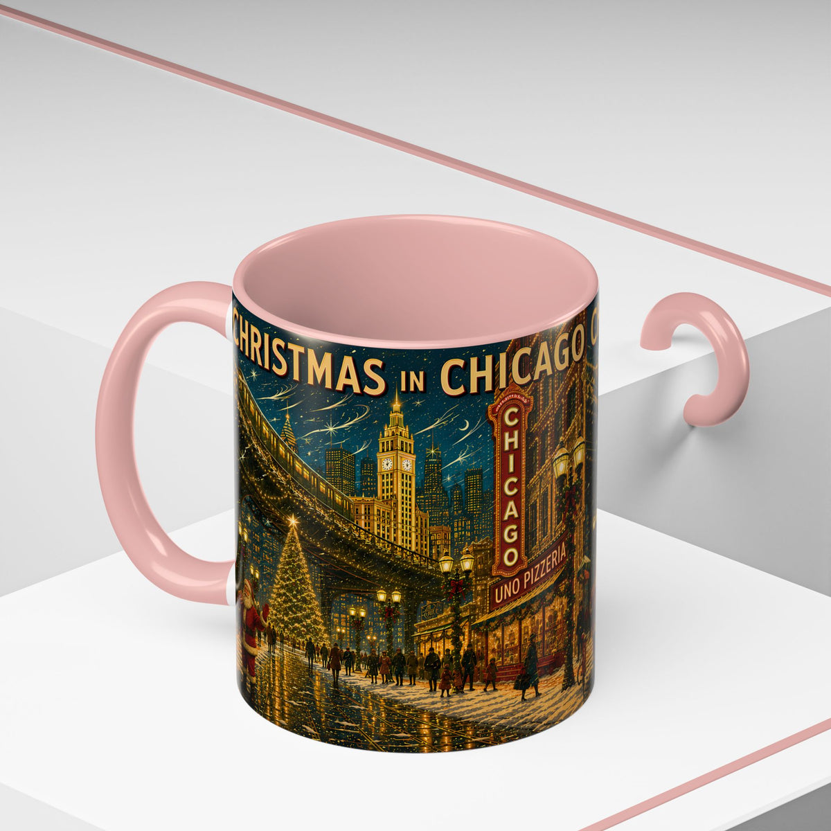 Christmas in Chicago Coffee Mug (11oz)