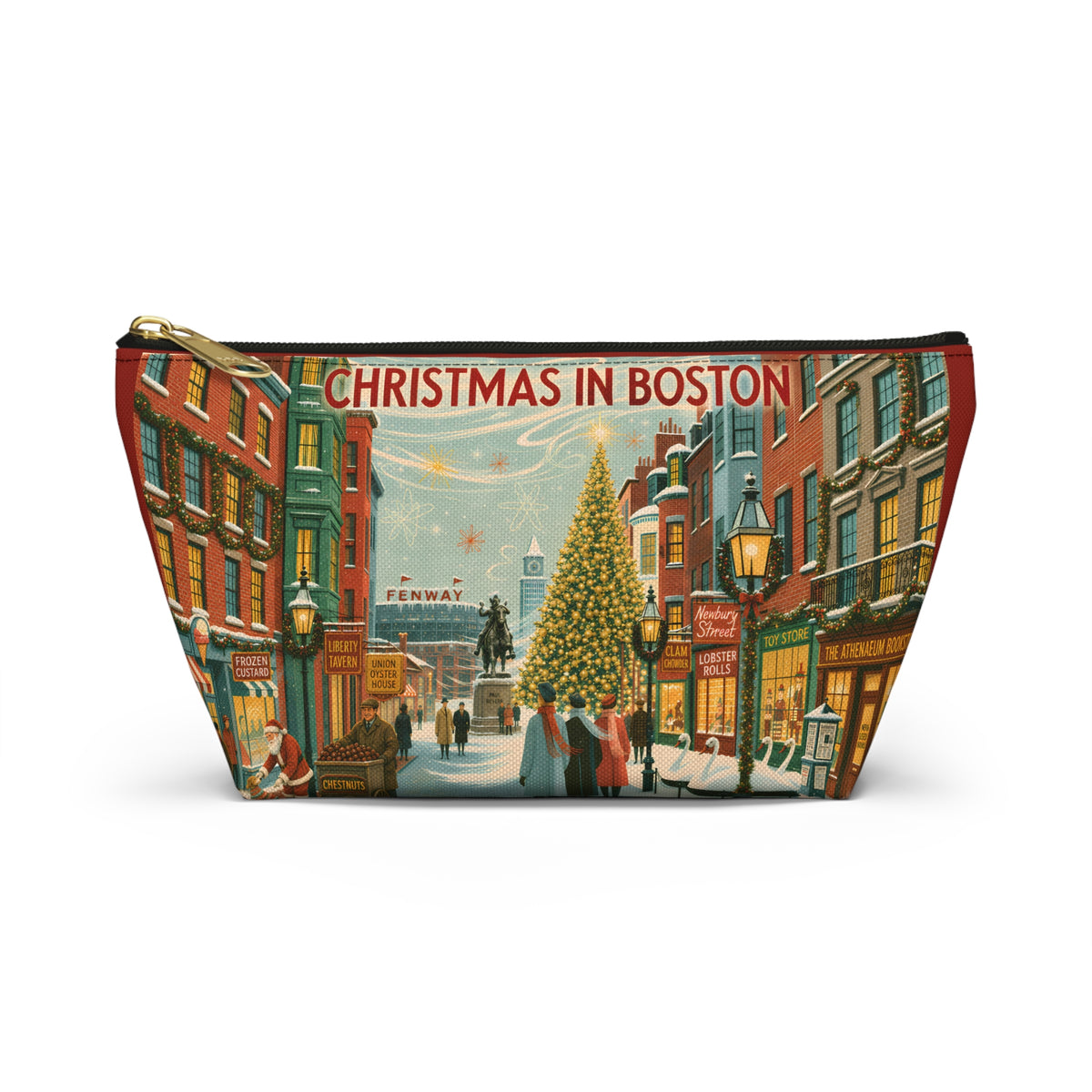 Christmas in Boston Accessory Pouch