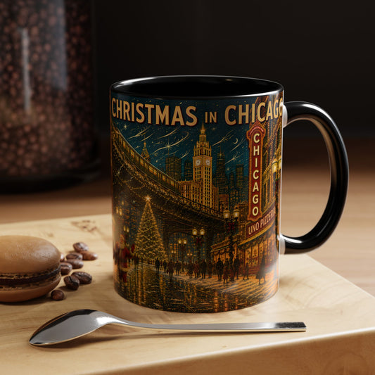 Christmas in Chicago Coffee Mug (11oz)