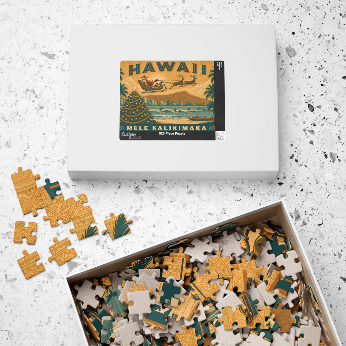 Christmas in Hawaii | Mele Kalikimaka 520-Piece Christmas Puzzle
