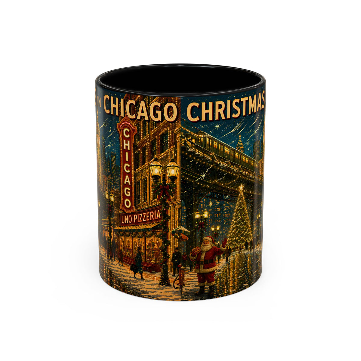 Christmas in Chicago Coffee Mug (11oz)